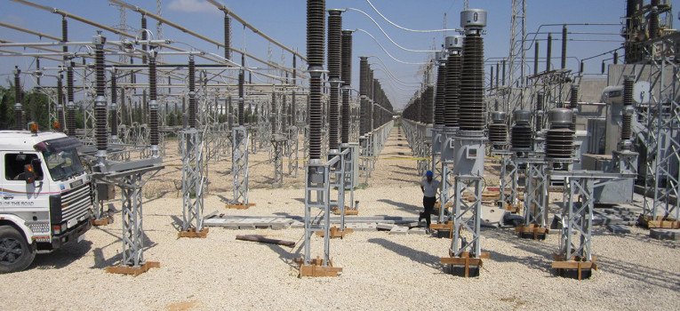 محطة تحويل الكهرباء غرب غزة